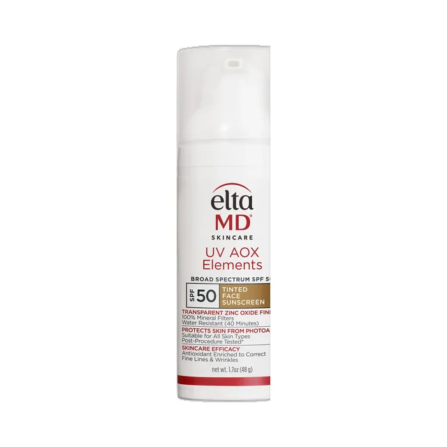 EltaMD UV AOX Elements Broad Spectrum SPF 50, the brand's own product photograph