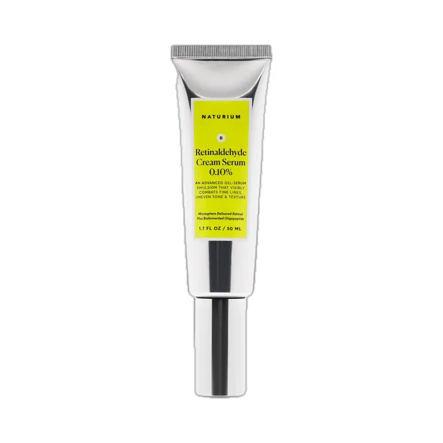Naturium Retinaldehyde Cream Serum 0.10%, the brand's own product photograph